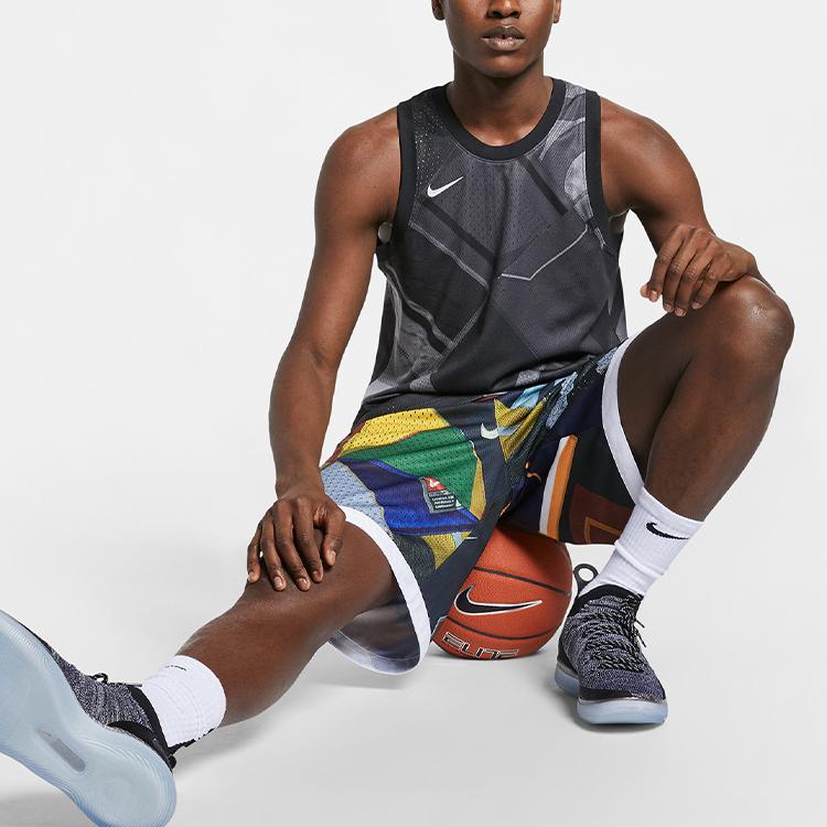 Nike Loose-Fit Round Neck Quick-Dry Basketball Tank Top Men Tops Black AT3188-010