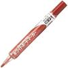 Pentel whiteboard marker knock, round core/fine print, red ink, EMWLS-B