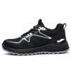 Men's Breathable Summer Safety Shoes with Steel Toe and Midsole Protection