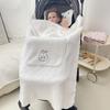 Winter Fleece Baby Blanket Waist Stool Cloak Stroller Blankets Thicken Warm Infants Cloak Cart Cover Blanket Bedding Baby Stuff