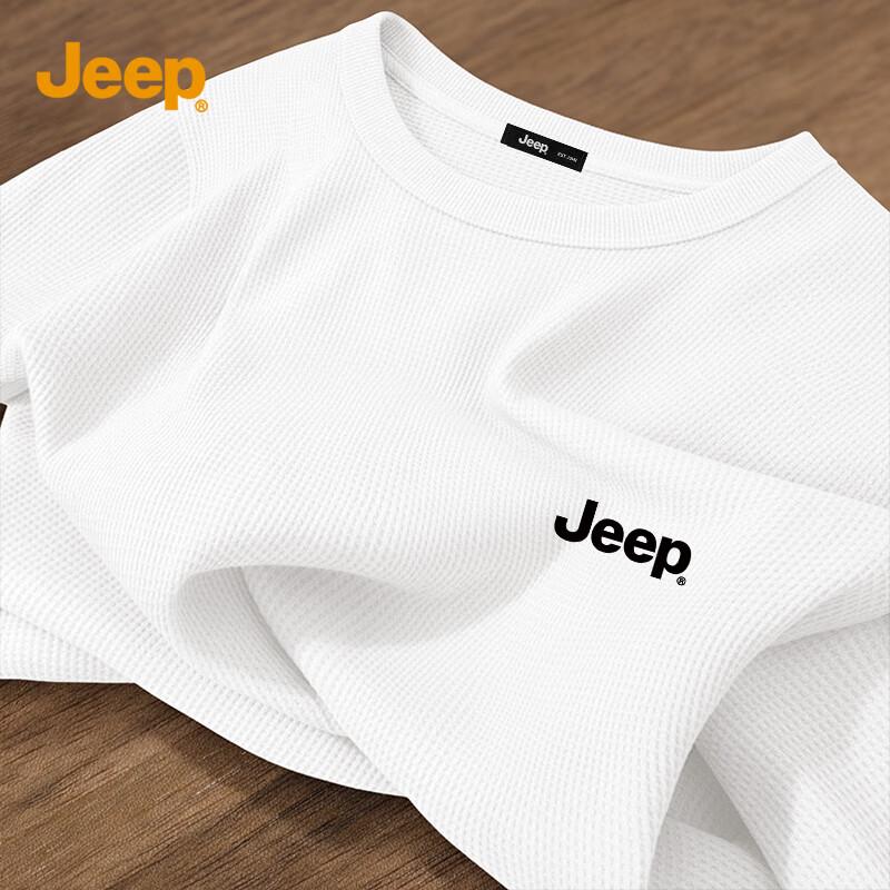 Jeep Men s Waffle Knit Long Sleeve T-Shirt 4XL
