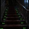 Scary Halloween Wall Decor Glow in The Dark Demon Eye Stickers, Luminous Ghost Long-lasting Signs Eyeball Decals, Waterproof Self-Adhesive Horror Deco