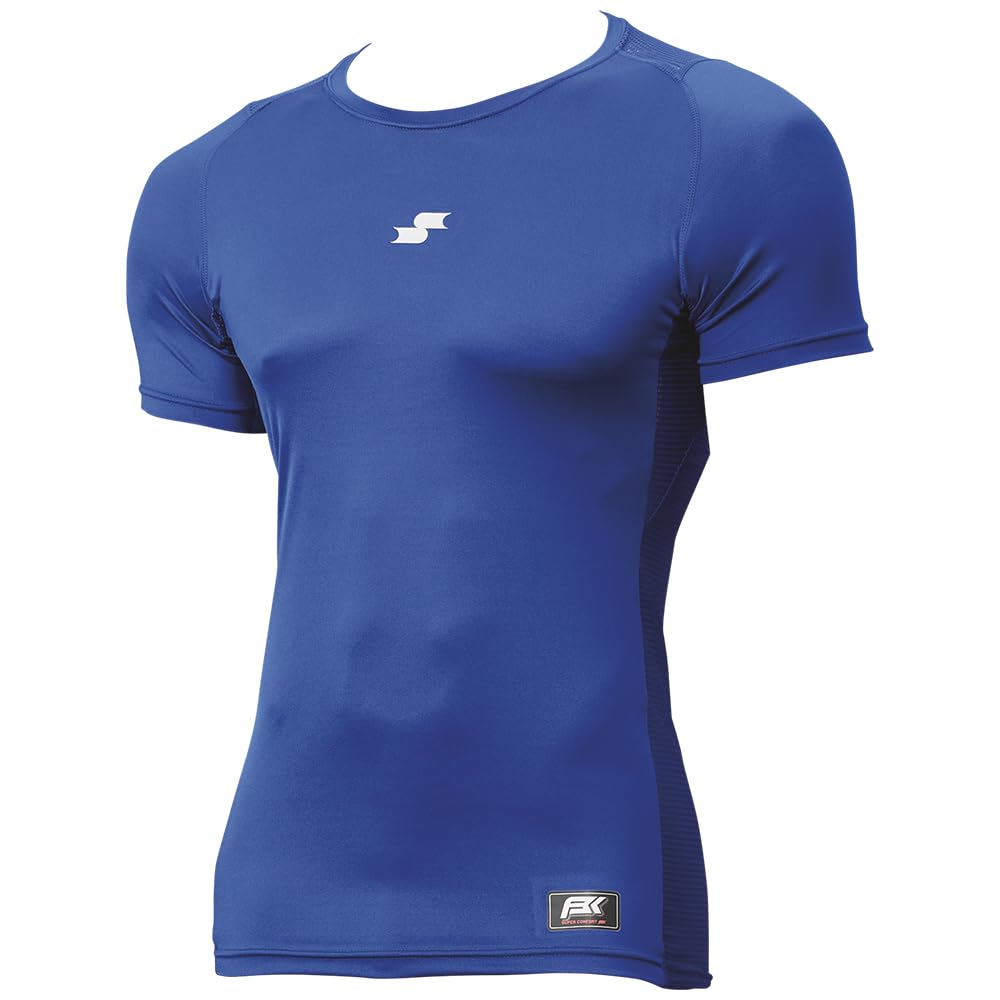 SSK SCB024LHJ Junior Low Neck Short Sleeve Fitted Undershirt for Kids SC