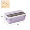 Portable Wheat Straw Bento Box: Insulated, Multi-Compartment, Japanese-Style, Microwave Safe for Office Workers & Students