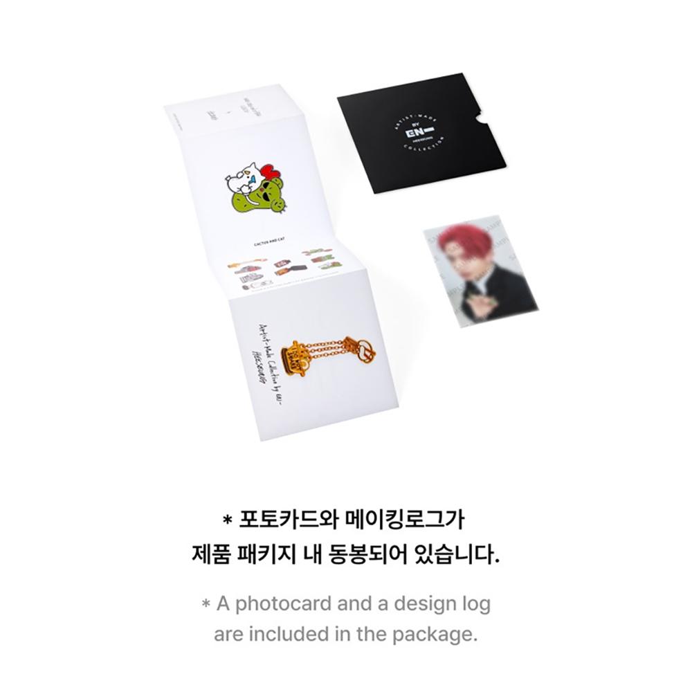 ENHYPEN [HEESEUNG] EVANs CACTUS AND CAT Badge Collection