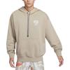Dri-Fit Trail Szybkoschnąca Dzianinowa Bluza z Kapturem do Biegania Męska Top Khaki/Górski Biały HF0339-247