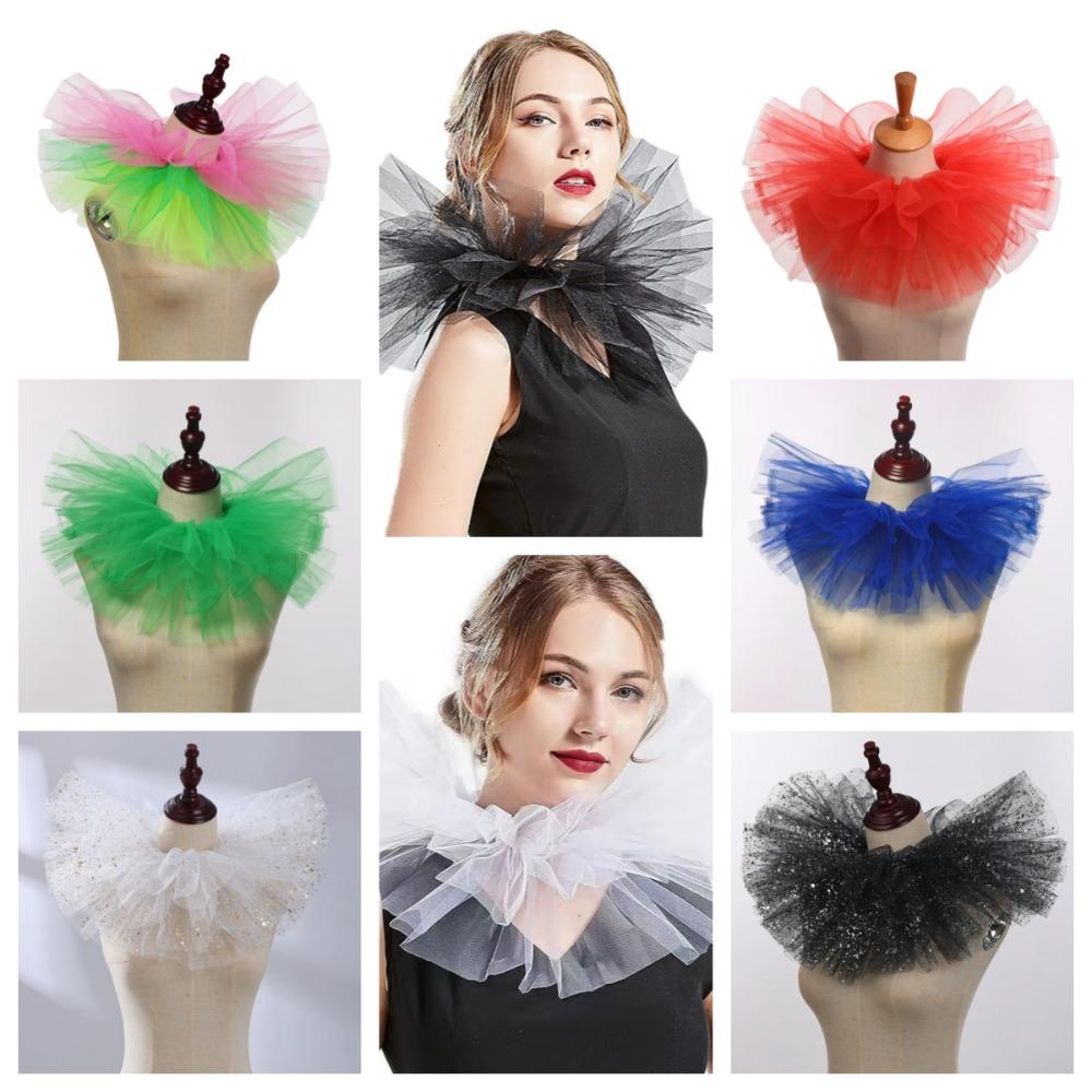 Detachable Neck Ruffled Collar Vintage Retro Ruff Collar Renaissance False Collar Collar Accessory