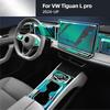 For Volkswagen Tiguan L Pro VW 2024 2025 TPU Protective Film Clear Interior Center Console Gear Panel Anti-scratch Accessories