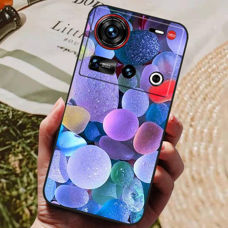 Pro pouzdro ZTE Nubia Z70 Ultra 5G 6,85'' Černé silikonové TPU měkký kryt telefonu pro Nubia Z70 Ultra Ochranné zadní kryty Z 70 Ultra