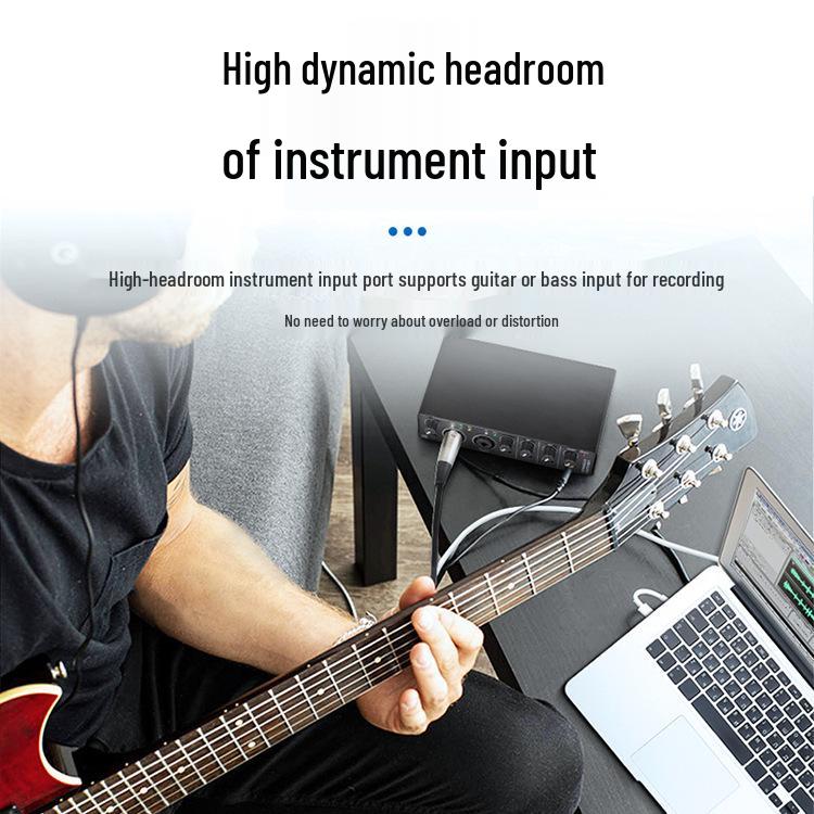 Professionelle 192KHz Soundkarte und OTG-Mischpult für Aufnahme und Musikproduktion