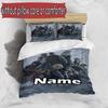 3pcs Duvet Cover Set (1*Duvet Cover + 2*Pillowcase, Without Core), Custom Name Final Fantasy Pattern Bedding Set, Home Bedroom Decor Gift