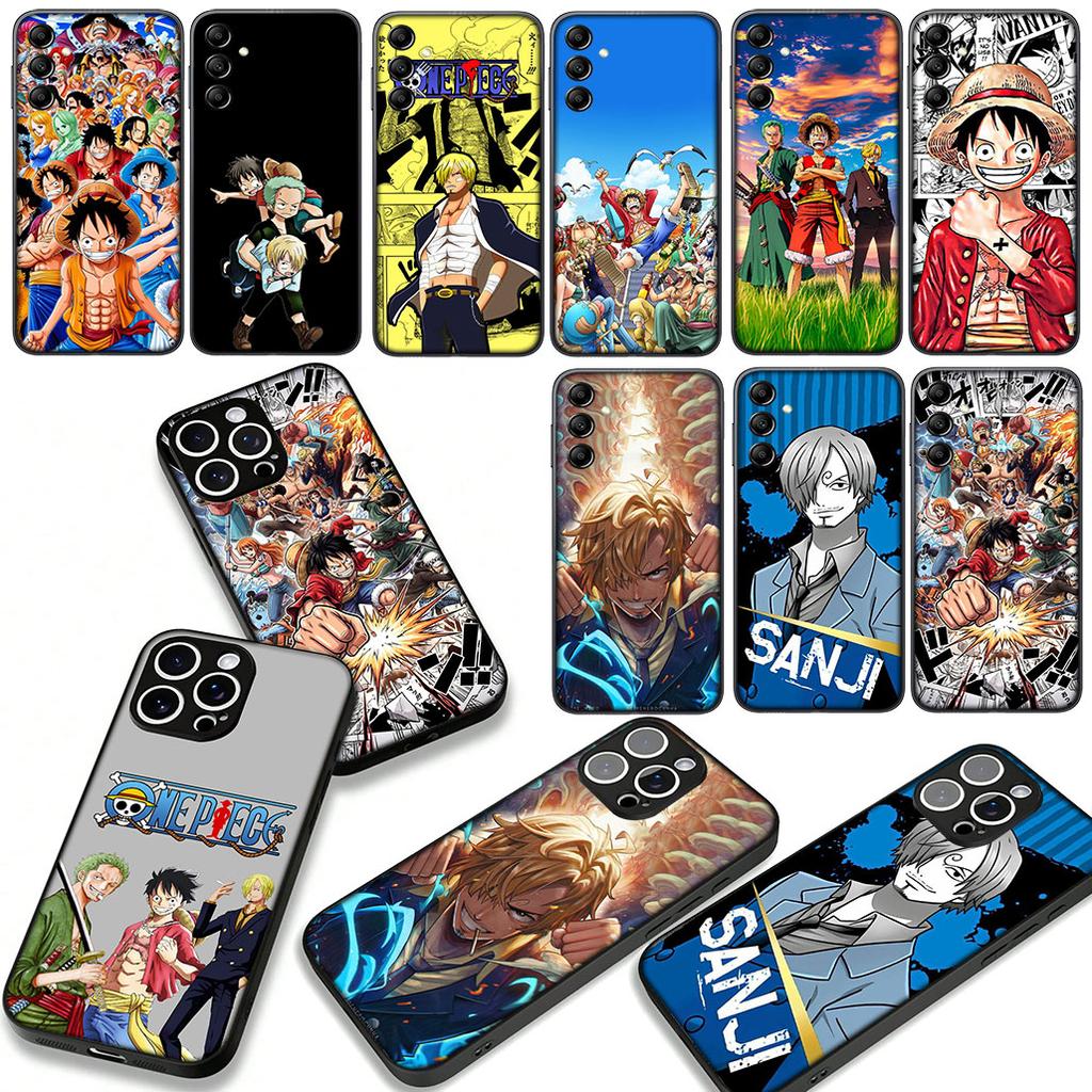 Roronoa Zoro ONE Sanji PIECES Luffy Phone Case for Samsung Galaxy S25 S23 S22 S24 FE Ultra Plus A56 A05 A06 A15 A16 A57 S7 Edge
