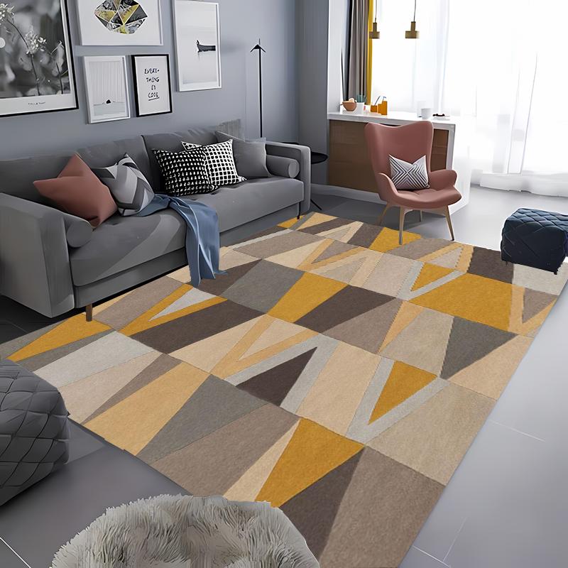 Creative Geometry Carpet for Living Room Bathroom Non Slip Mat Kitchen Balcony Doormats Bedroom Corridor Entrance Decorative Rug