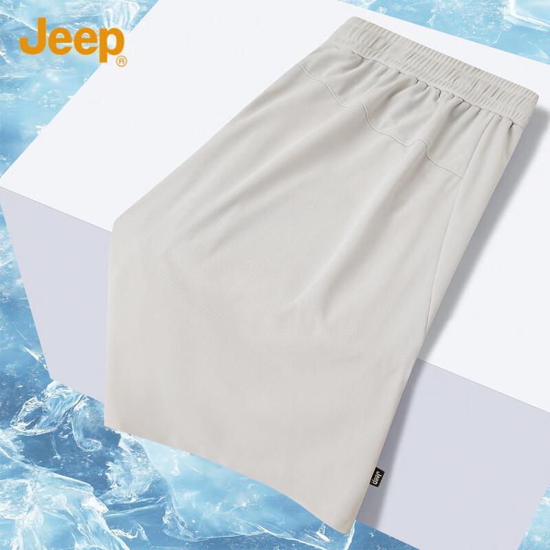 JEEP Men s Summer Loose Fit Elastic Casual Shorts L