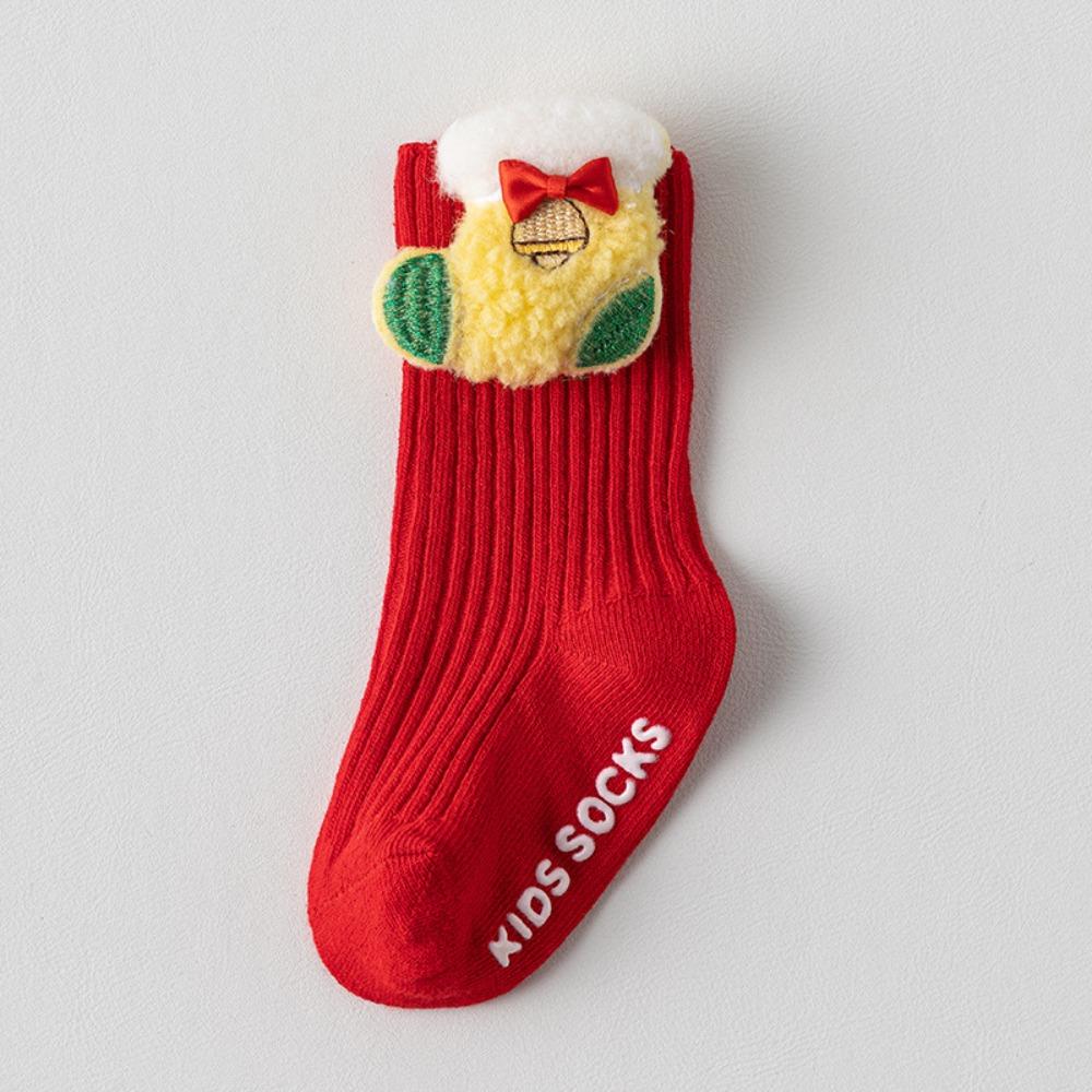 Dicke Warme Boden Kleinkindsocken Weihnachten Niedlicher Elch Kinder Babystrumpf Baum Schneemann Socke Für Junge Mädchen