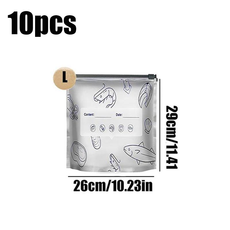 30pcs S/M/L Packaging Sealable Foil Pouch Bags Aluminum Foil Fresh-keeping Bag Sealable Bag Refrigerator Pantry Organizer Bags