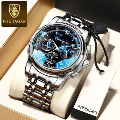 Neue TOP-Marke, Luxus-Herrenuhr, wasserdicht, leuchtend, multifunktionale Herren-Quarzuhren