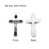 10pc Christ Cross Pendants for DIY Necklaces Bracelets Earring Key Chain