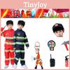 Kid's Fireman Uniform Costume Set For Kindergarten Role Play