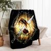 1pc Blanket The Lord of the Rings3 Print Design, Lightweight Blanket for Sofa, Bed- Soft &Warm, Gift for All Seasons like Christmas, Halloween