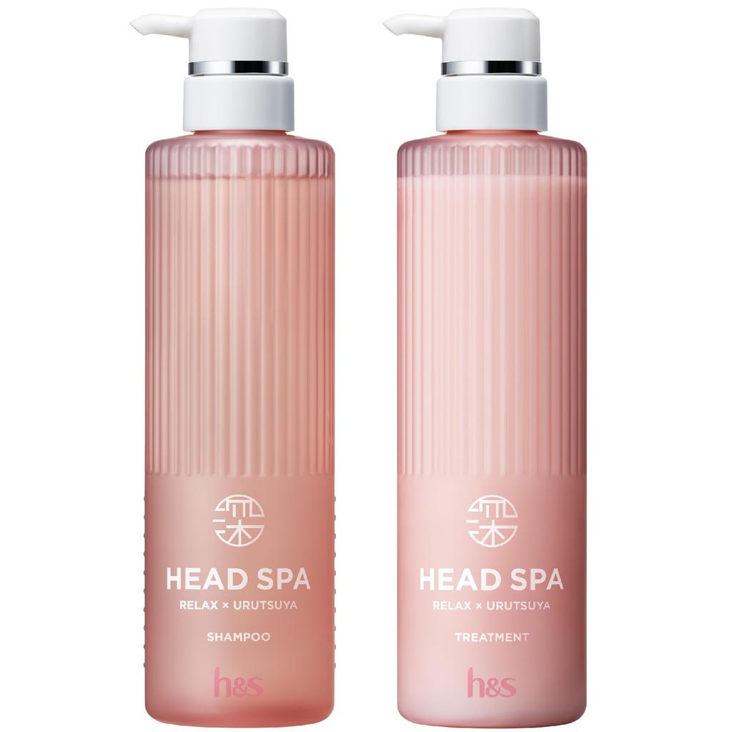 Deep Head Spa Shampoo Treatment Set 435g Relax and Shine by H&S & (435g + Pump) - H&S (Bundle)