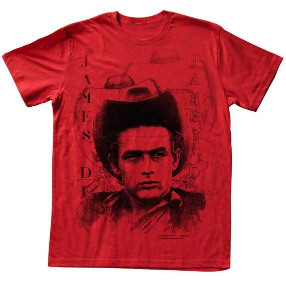 James Dean 1950 Icon Legend Cowboy Hat Photo Men T Shirt XXL