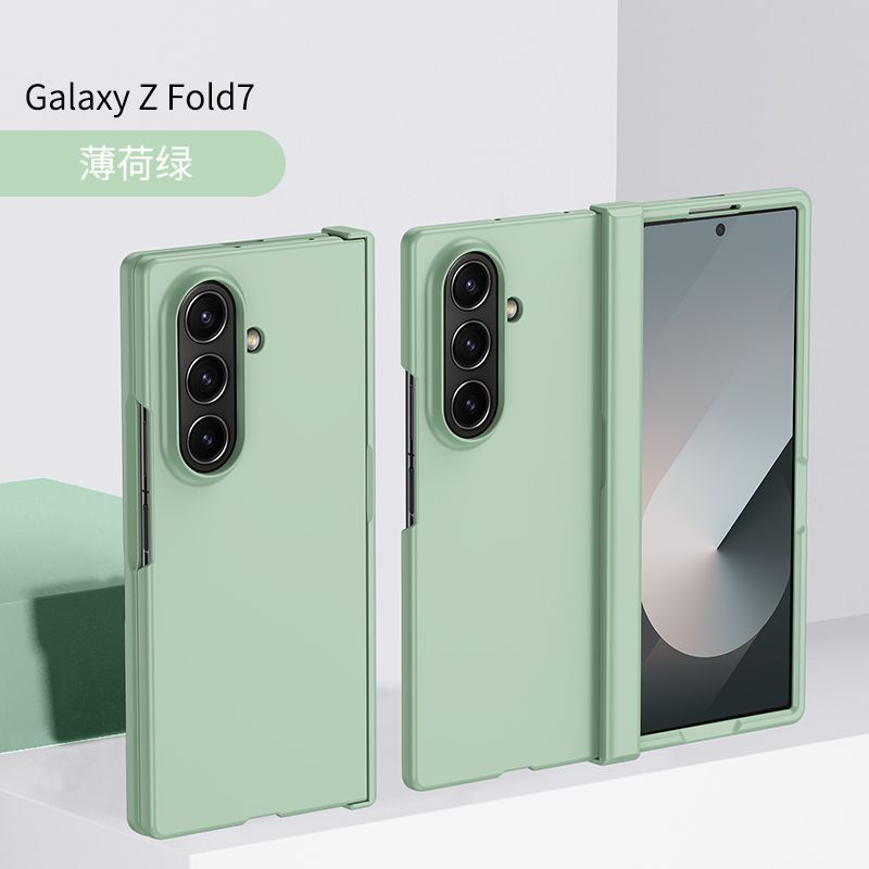 New left and right folding skin feeling three-stage Samsung Z Fold7 mobile phone case zflod all-inclusive anti-drop protective case