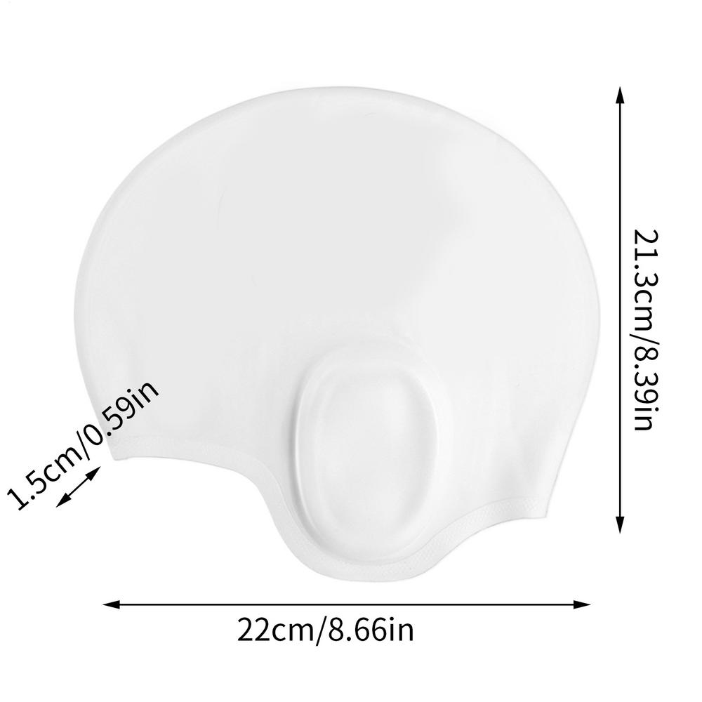 Silicone Swimming Caps For Men Women Adults Elastic Swim Hat Durable Waterproof Bathing Caps Non Slip Pool Hats To Keep Hair Dry