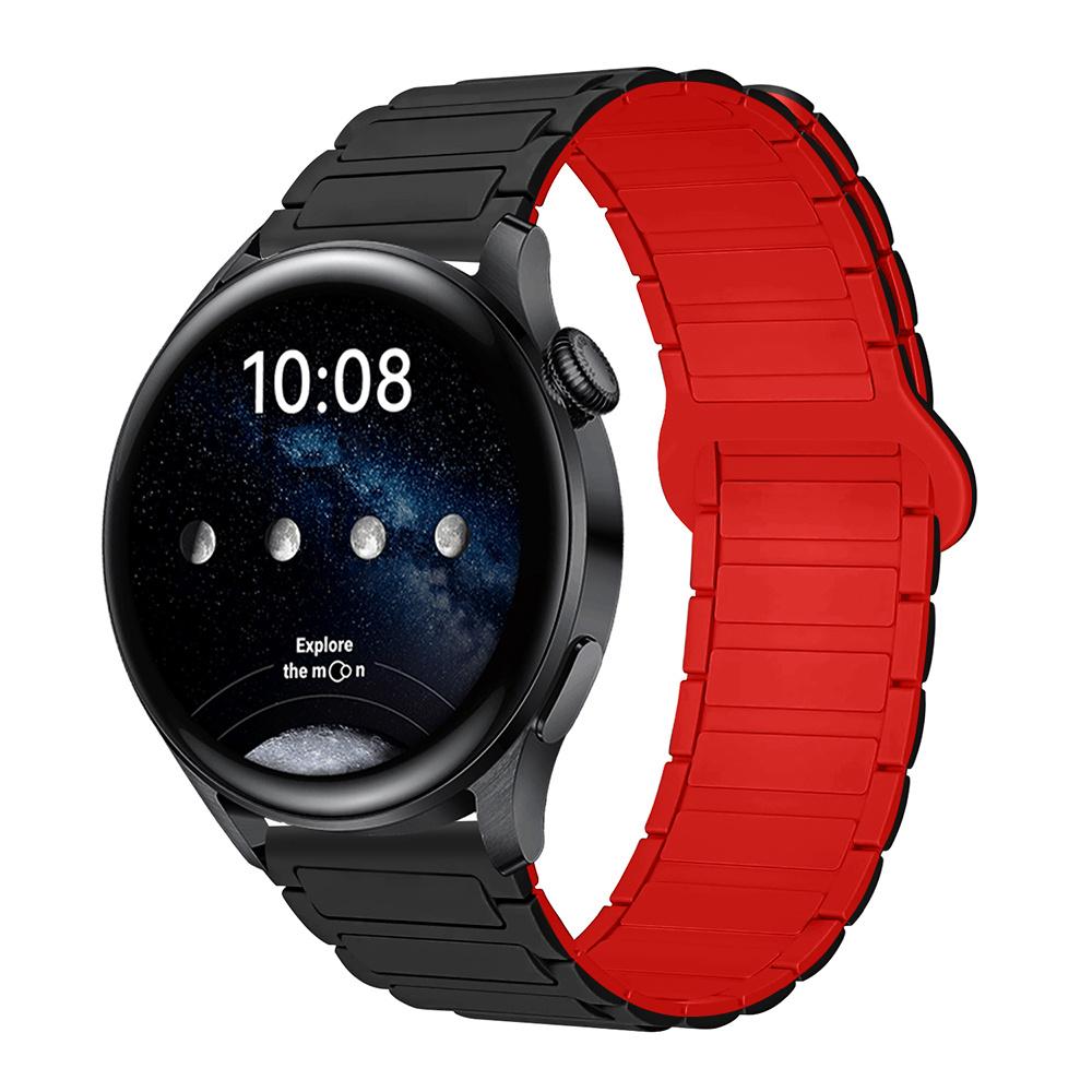 18mm 22mm 20mm Magnetic Silicone Strap For Samsung Galaxy Watch 7 6 5 4 44mm 40mm Sports Band For Galaxy Watch 4 6 Classic 47mm Huawei GT 4/5/6 41mm