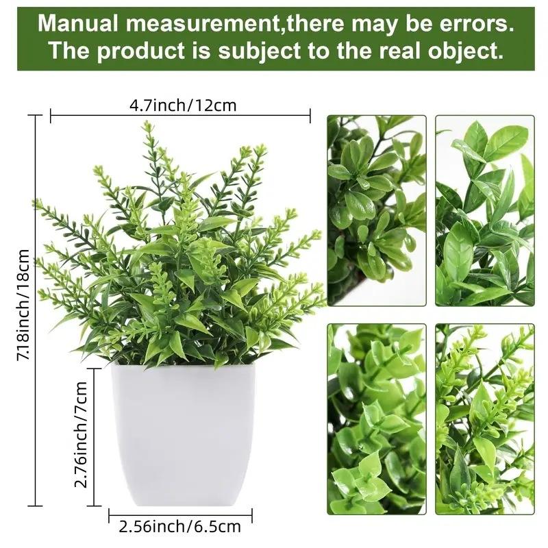 Simulation Green Plant Eucalyptus Potted Plant Home Living Room Decoration Plastic Small Bonsai Lavender Fake Flower Plant