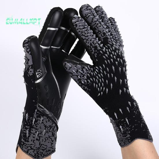 1 Pair Soccer Goalie Gloves Wear-resistant Impact Resistant Non-slip Texture Breathable Strong Grip Goalkeeper Gloves Goalie Gloves Sports Supplies