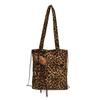 Leopard Print Chain Small Bag Women's New Autumn Retro Versatile Messenger Bag Portable Shoulder Tote Bag