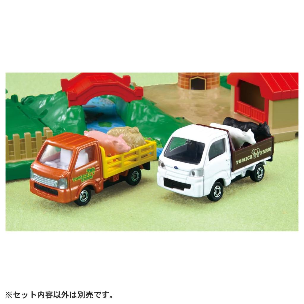 TAKARA TOMY Tomica Tomica Town Lively Farm Set Miniature Car Toy for Ages 3 and Up &