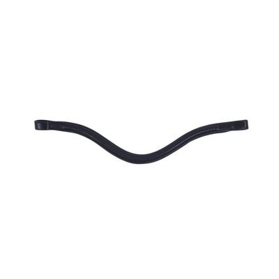Collegiate Leather Curved Raised Browband IV