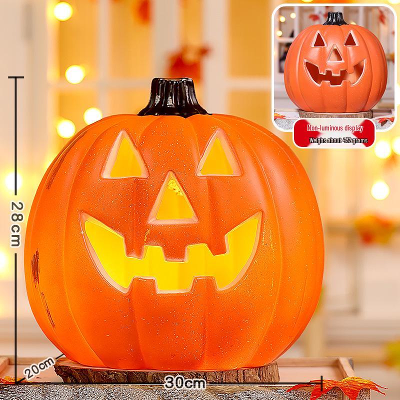 Halloween Glowing Pumpkin Lanterns for Shopping Mall Decor and Courtyard Ornaments