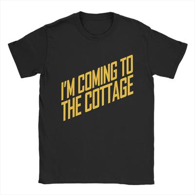 Im Coming To The Cottage Cozy Escape Typography TShirts for Men Women Heated Rivalry Cotton Tee Shirt O Neck T Shirts 3XL Tops