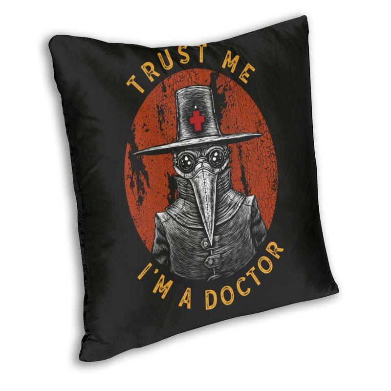 Home Decor Halloween Pillowcase Scary Dr Vampire Print Cushion Cover for Bedroom Living Room 45x45cm Funda De Almohada