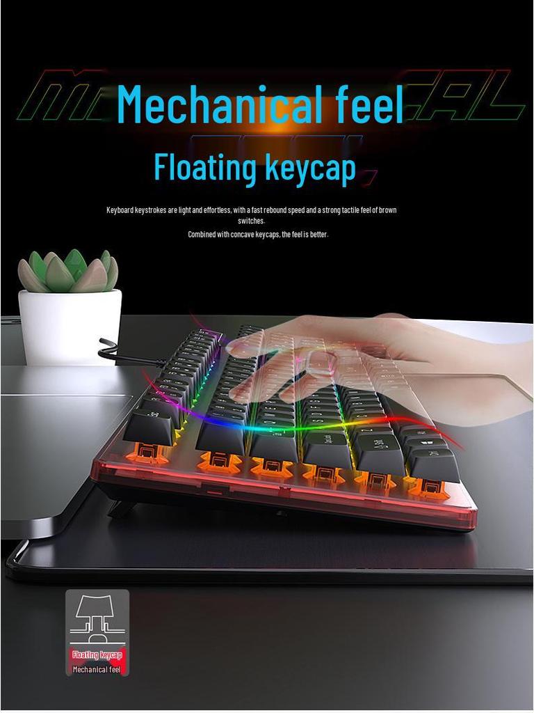 GX30A Luminous Mechanical-Feel Keyboard & Mouse Set for E-sports