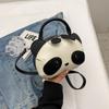 Panda Design PU Leather Women's Crossbody Bag – Korean Simple, All-Match