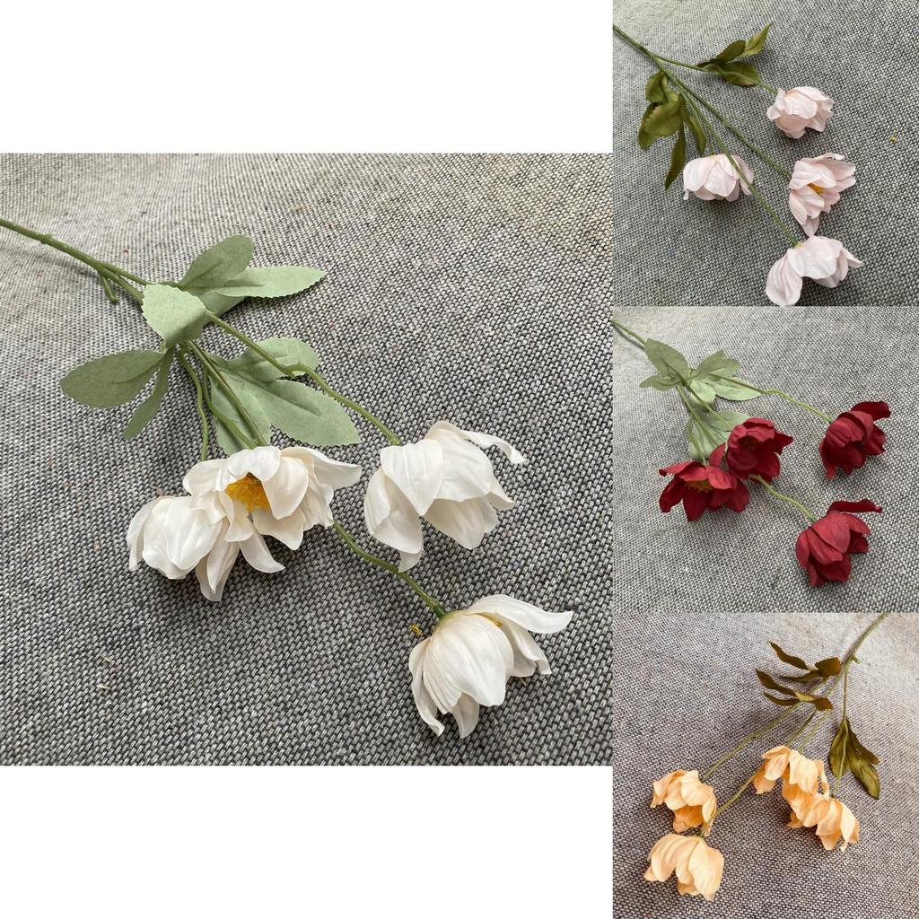 Artificial Anemone Flower For Wedding Photography And Home Styling