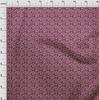 oneOone Cotton Poplin Dark Magenta Fabric Jacobean Floral Sewing Material Print Fabric By The Yard 42 Inch