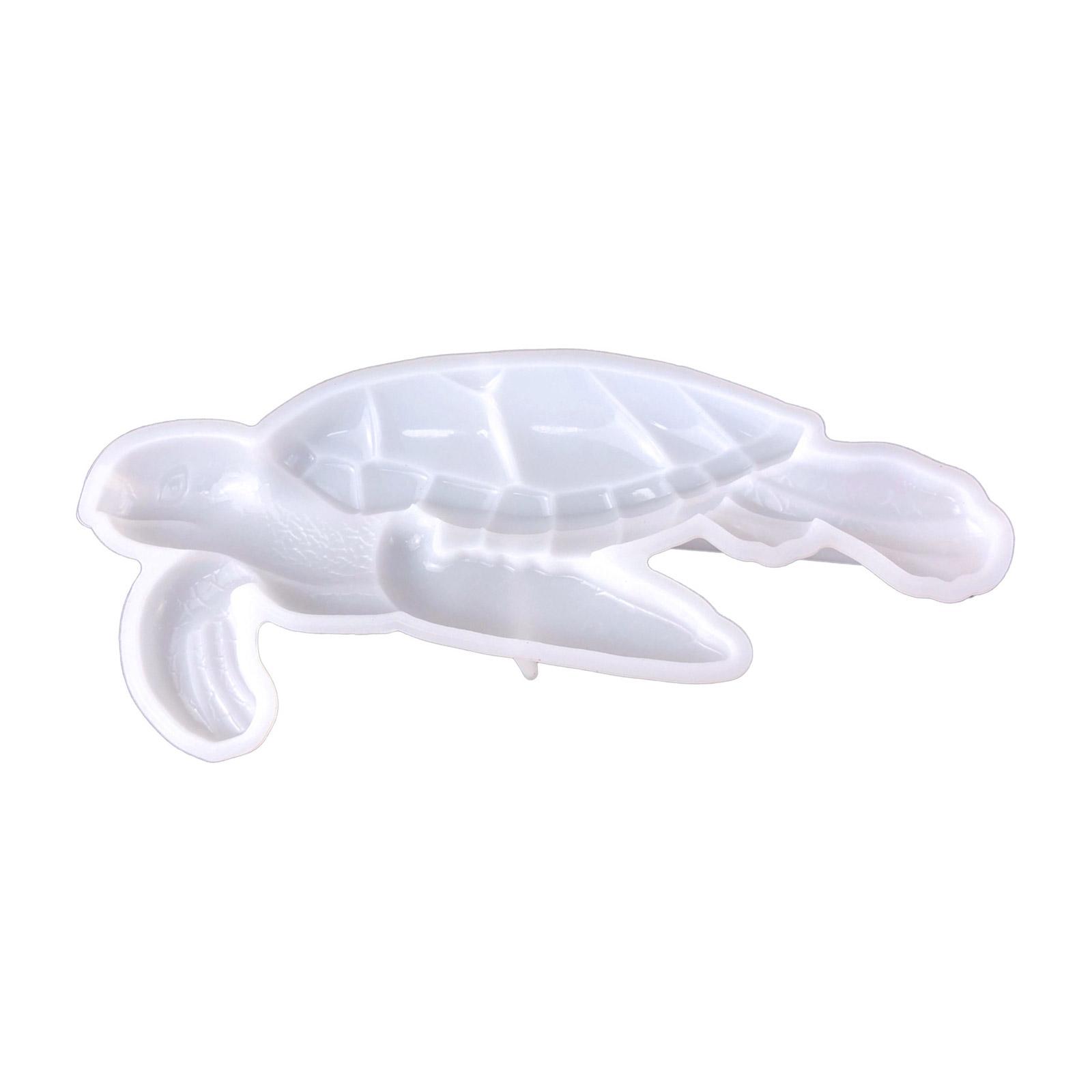 

3D Sea Turtle Silicone Mold Large Epoxy Resin Mold DIY Resin Casting for Wall Hanging Door Cabinets Festival Gifts Home 1 чистый