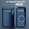 Pentru Magsafe Carcase din Silicon Lichid Pentru Google Pixel 8 7 6 Pro Încărcare Wireless Carcasă Moale Capac Rezistent la Șocuri cu Încărcare Magnetică