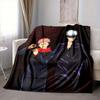 1Pc Jujutsu Kaisen Characters Blanket Soft And Comfortable Casual Warm Camping Travel Christmas Halloween Xmas Gift M928156