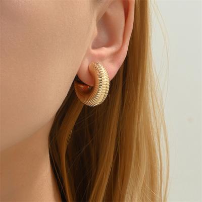Big Round Circle Drop Earrings for Women