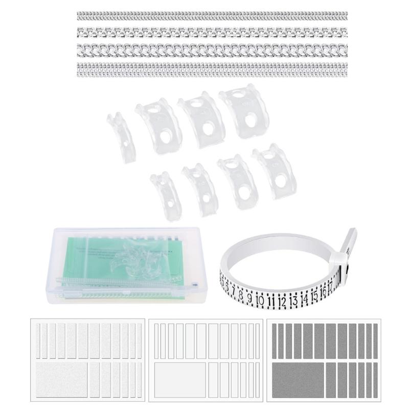 

71 шт., регулятор размера колец для свободных колец, невидимые кольца, ограничители размера для женщин и мужчин, кольца-распорки, плотные 1