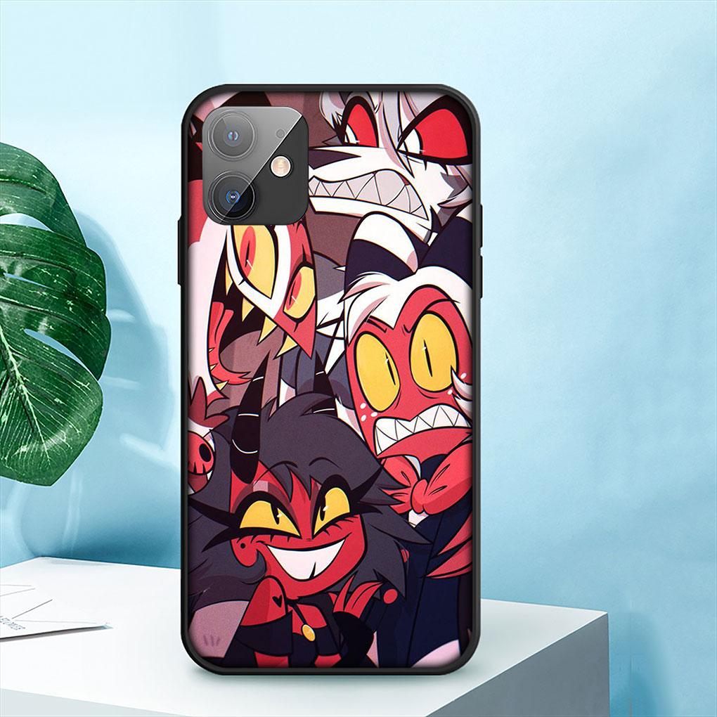 

H-Hazbins Charile Angel Dust Alastor H-Hotels Чехол для Apple iPhone 15 14 13 12 11 Pro XS Max XR 6 6S Plus + SE 14+ 6+ iPhone (X)(XS)