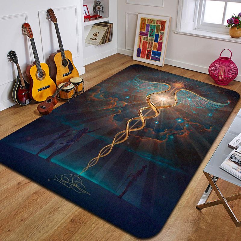 M-Mandala Bohemia Printed Carpet Fashion Yoga Mat Non-Slip Carpet Bedroom Decoration Outdoor Carpet Bedroom Birthday Gift