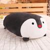 Big Cute Lying Animal Plush Pillow Soft Stuffed Cat/Dog/Penguin Long Pillow Perfect Birthday Christmas Gift for Kids Girls Decor