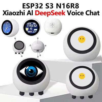 ESP32-S3-1.28inch-AI DeepSeek XiaoZhi AI Hlasový Chat Robot 1.28 Palcový LCD N16R8 Vývojová Deska Astronaut Hodiny Stolní Ozdoba